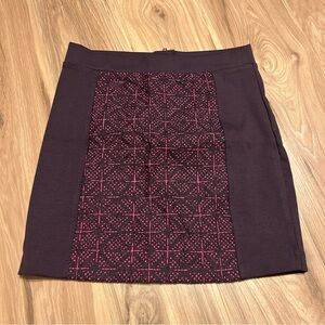 Purple/Pink Patterned Miniskirt (NWT)